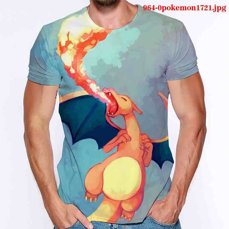 pokemon anime 3d printed tshirt