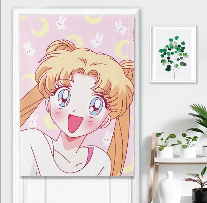 sailormoon anime Partition curtain 85*120cm welcome custom design