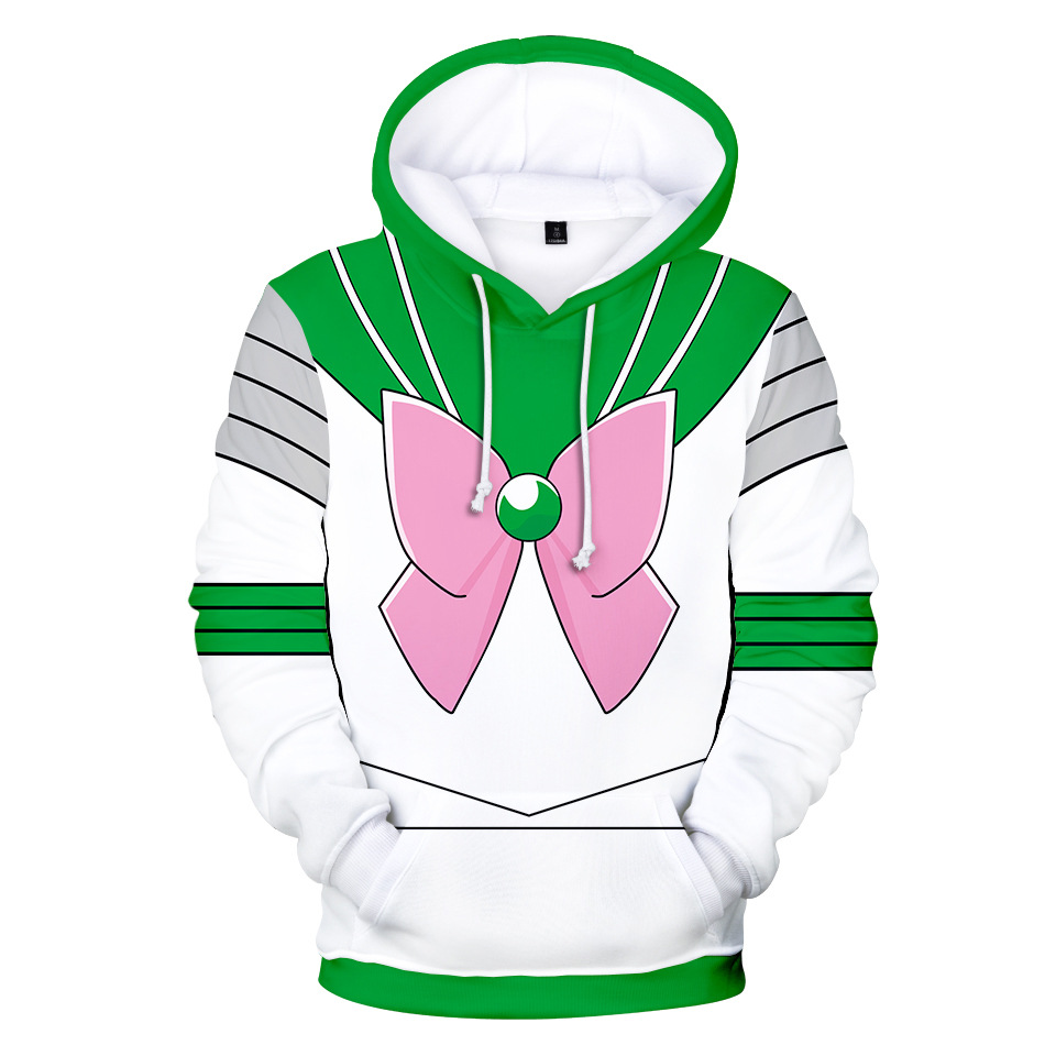 sailormoon anime 3d printed hoodie