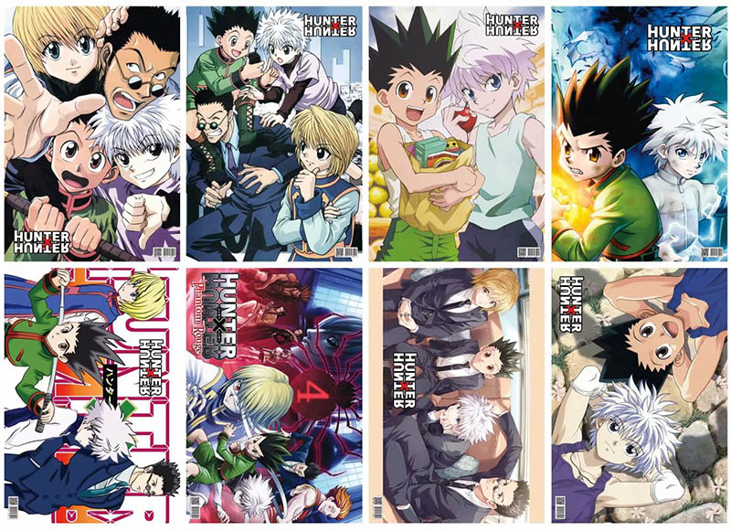 Hunter X Hunter anime posters(8pcs a set)