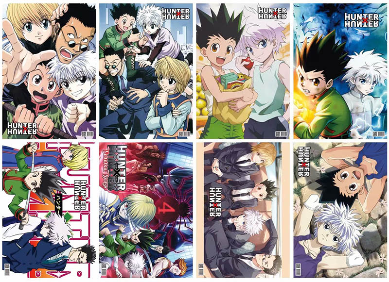 Hunter X Hunter anime posters(8pcs a set)