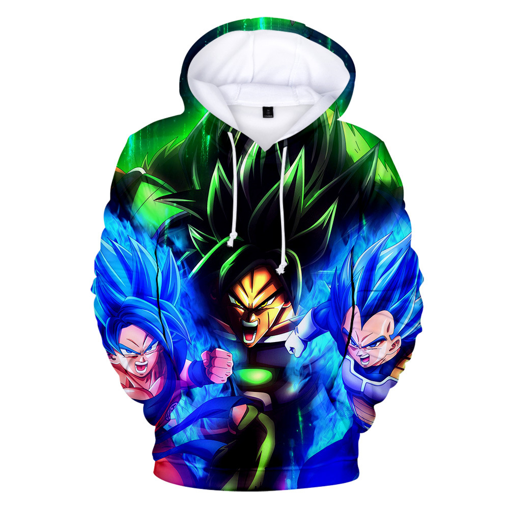 dragon ball anime 3d printed hoodie