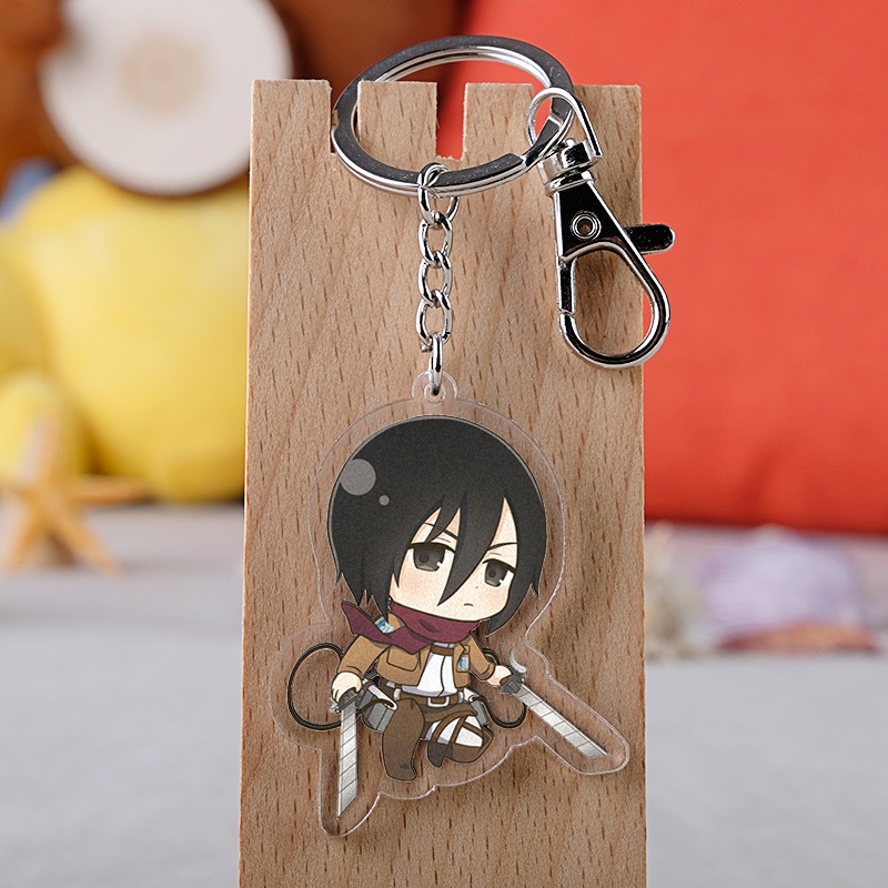 attack on titan anime keychain
