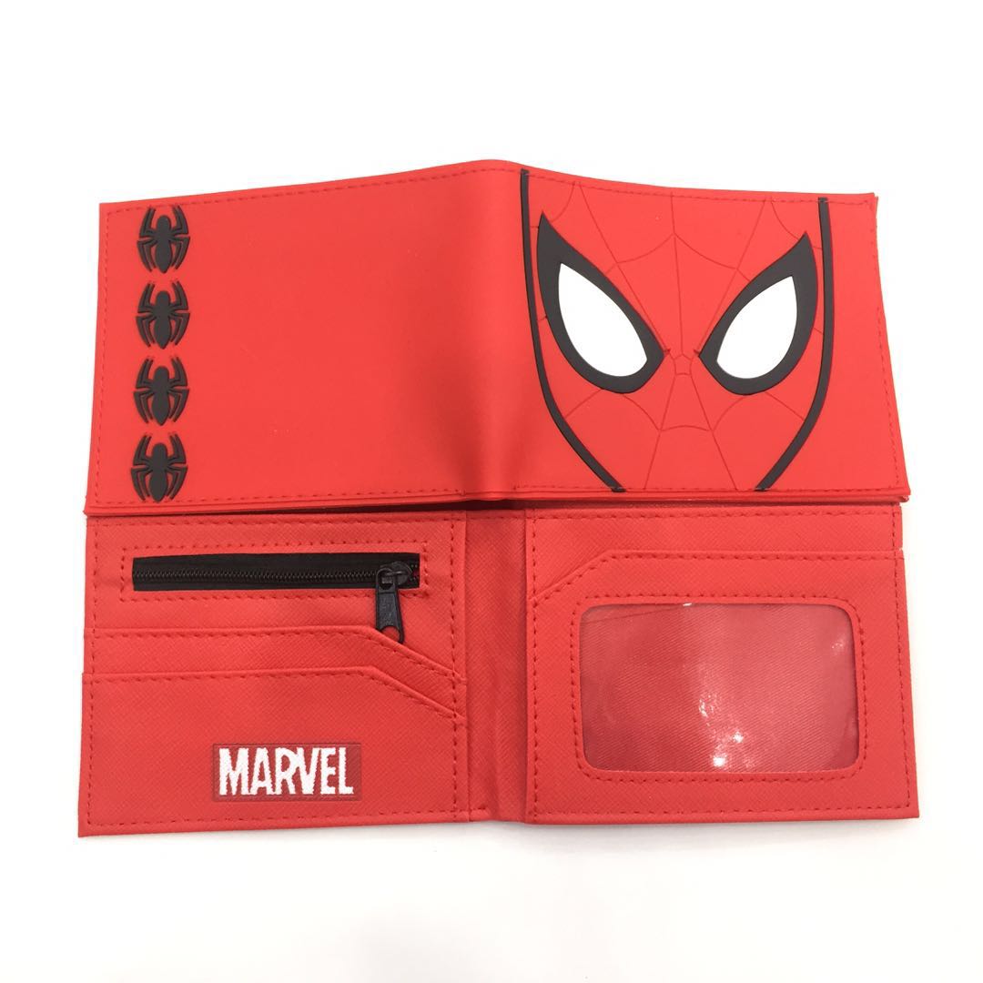 Spider Man Movie Character Cosplay Coin PU PVC Anime Wallet