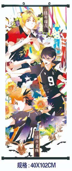 haikyuu anime wallscroll