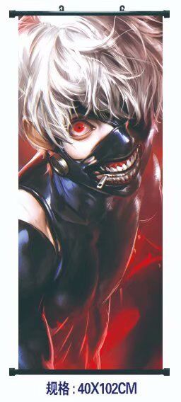 tokyo ghoul anime wallscroll