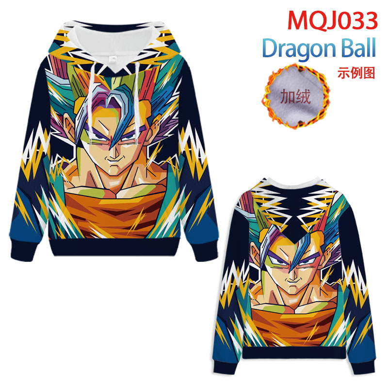 dragon ball anime 3d printed hoodie