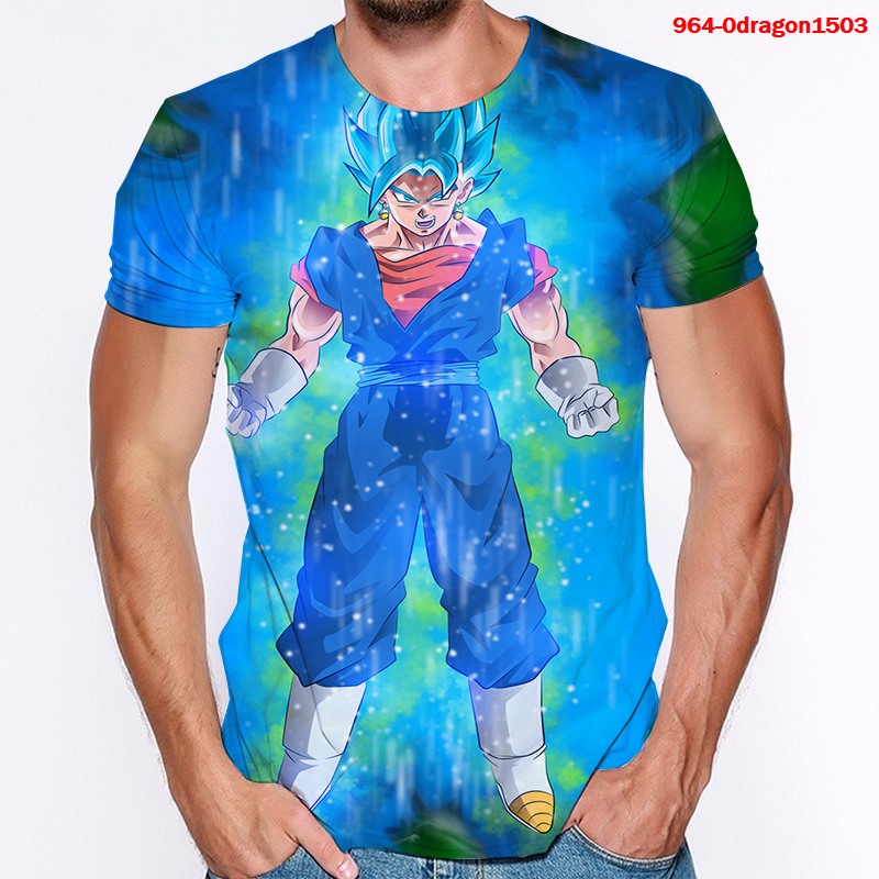 dragon ball anime 3d printed tshirt