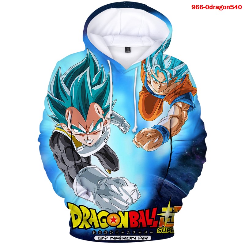 dragon ball anime 3d printed hoodie
