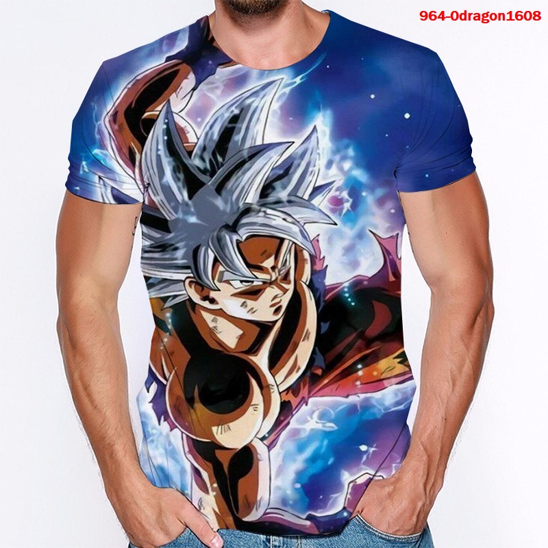 dragon ball anime 3d printed tshirt