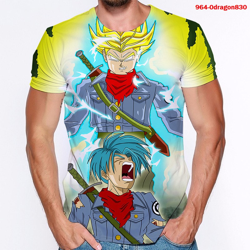 dragon ball anime 3d printed tshirt