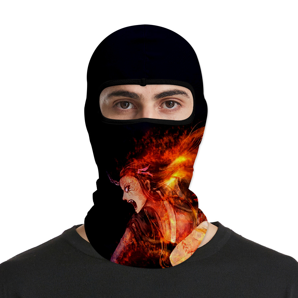 demon slayer anime 3d printed face mask