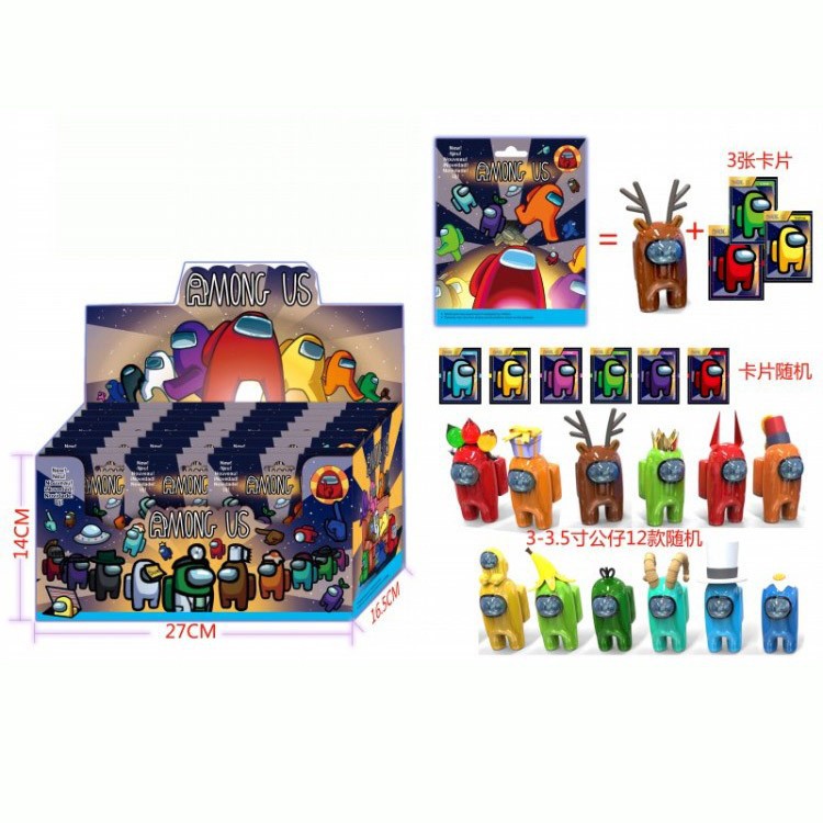 among us play game cards 48 pcs/set