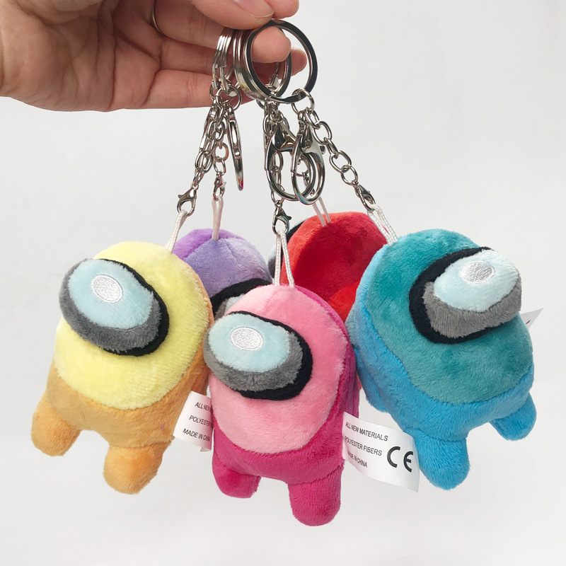 among us plush keychain 10cm