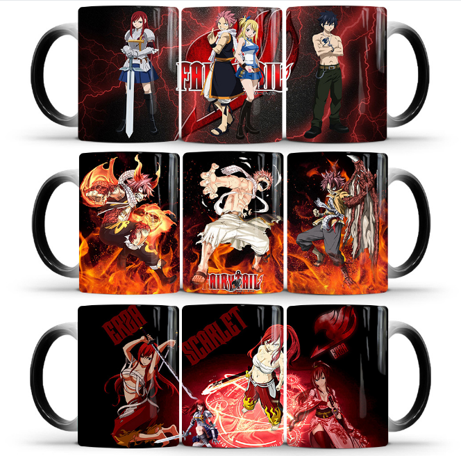 fairy tail anime discolor mug