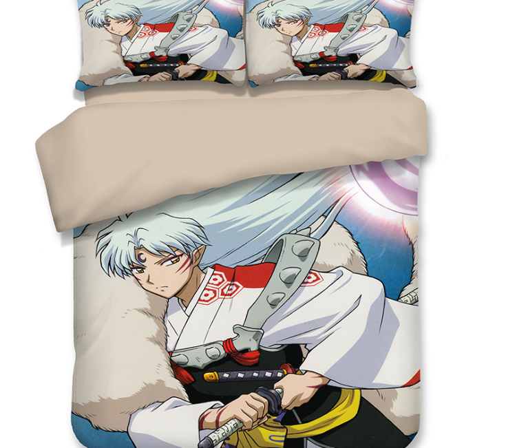 inuyasha anime bedsheet set US-FULL 203x228cm welcome custom design
