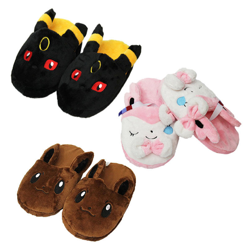 pokemon anime plush slipper