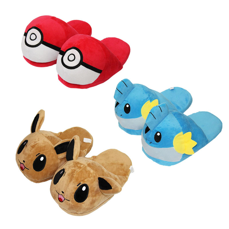 pokemon anime plush slipper