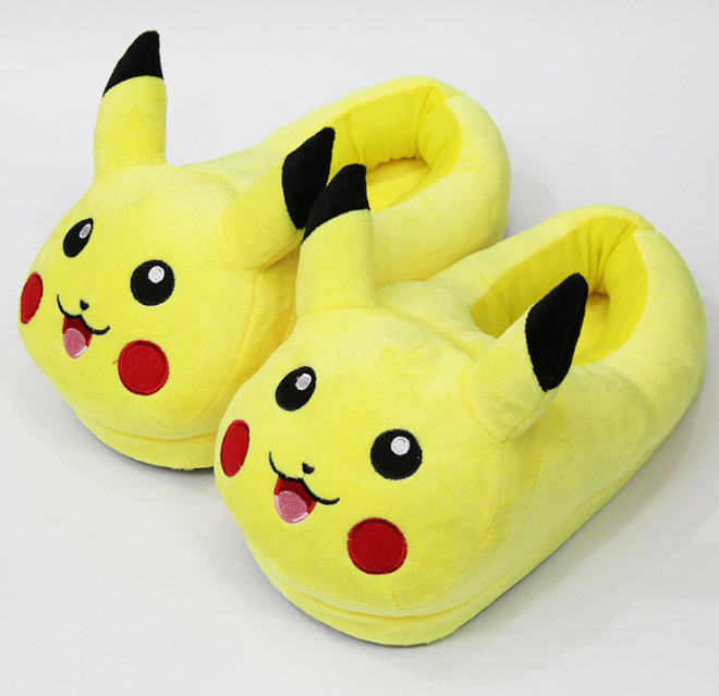 pokemon anime plush slipper