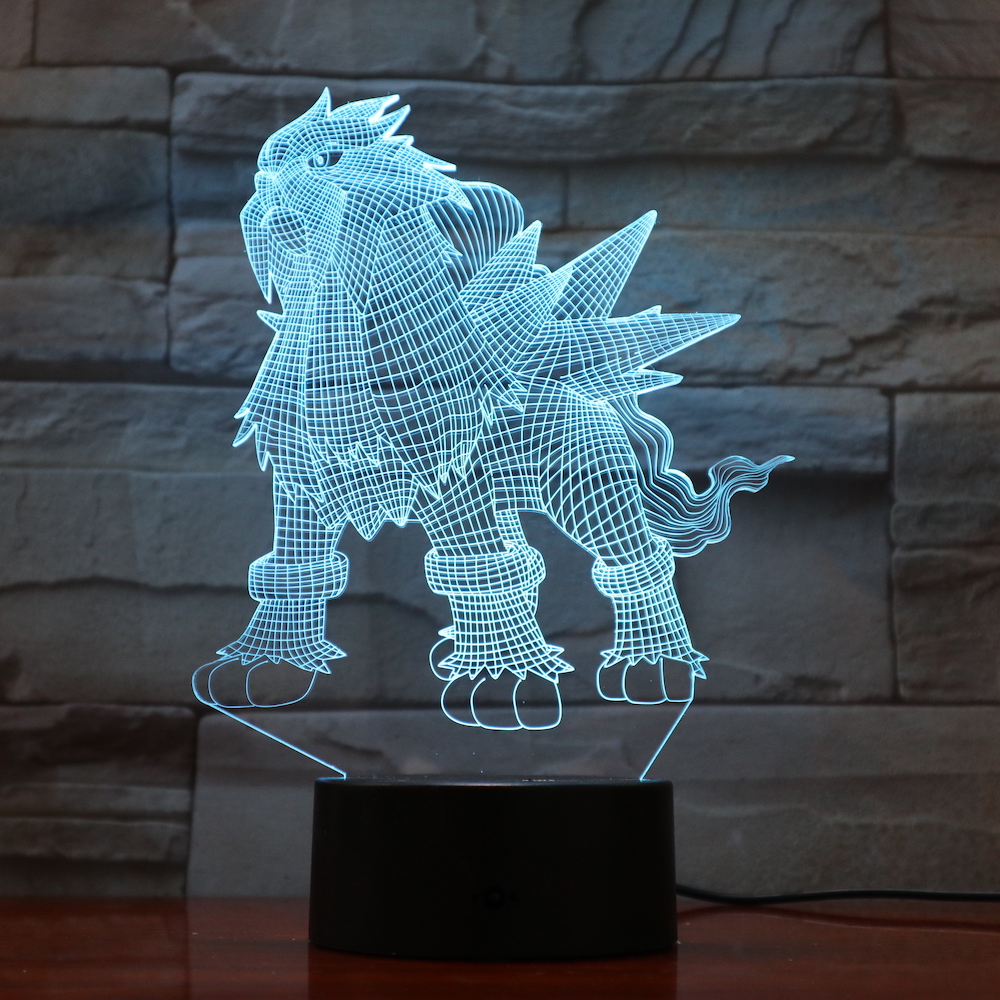 pokemon anime 3d light