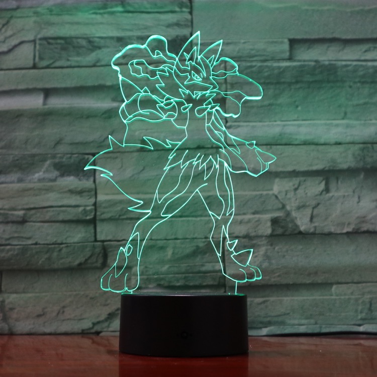 pokemon anime 3d light