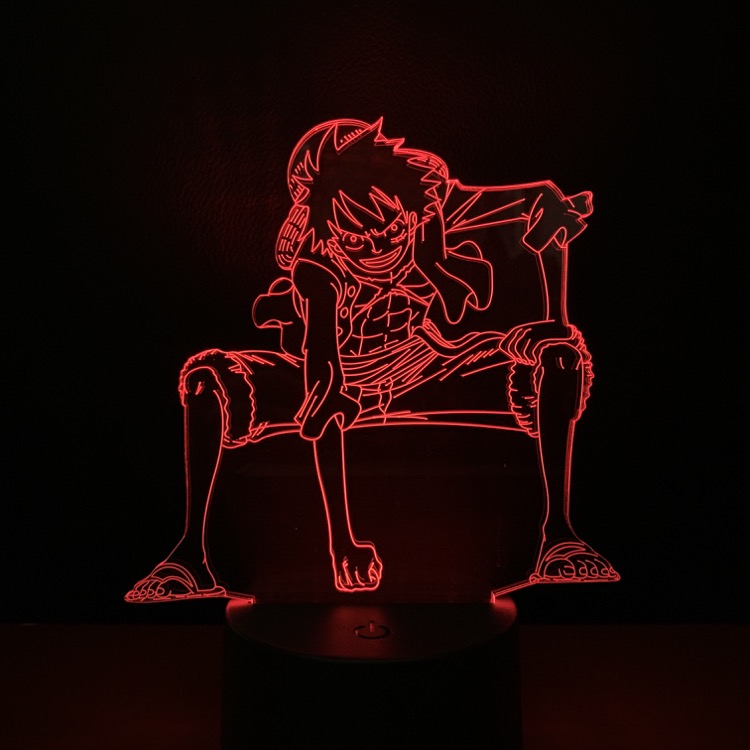 one piece anime 3d light