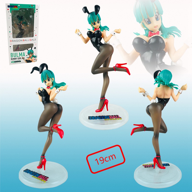 Dragon Ball Z Bunny Girl Bulma Character Collectible Model Anime PVC Figure