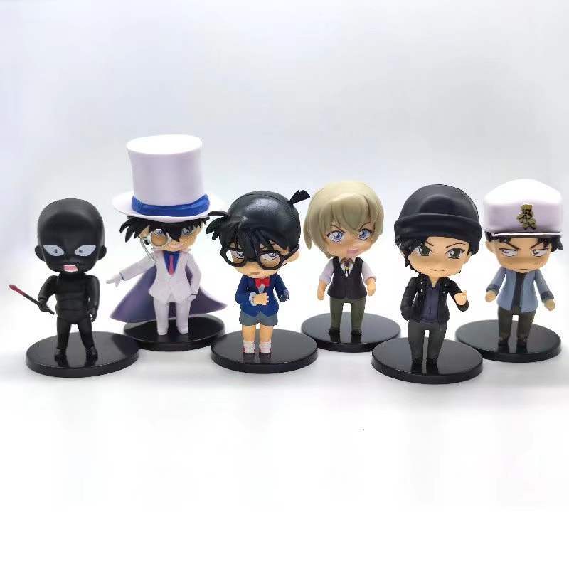 Detective Conan Japanese Cartoon Anime PVC Figure (6pcs/set)