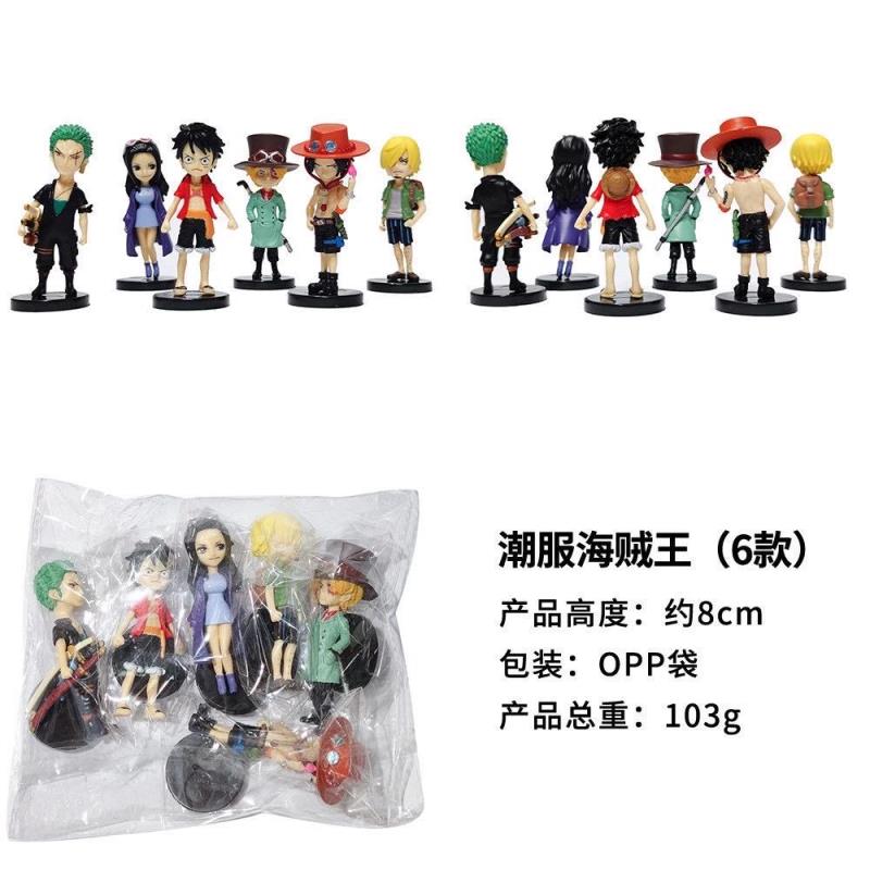 New Style One Piece Figure Toy 6 pcs/Set