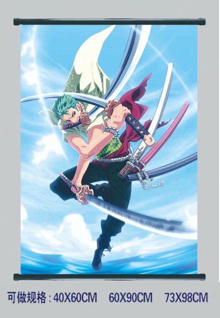 one piece anime wallscroll 60*90