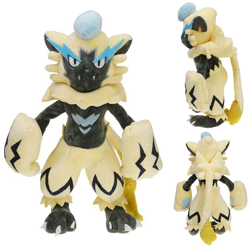 30CM Pokemon Zeraora Cartoon Stuffed Doll Anime Plush Toys