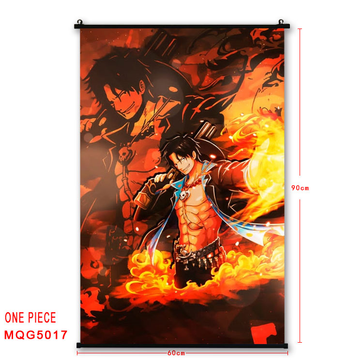 one piece anime wallscroll