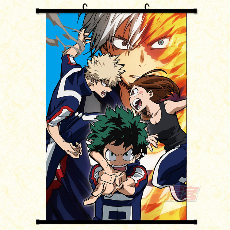 my hero academia anime wallscroll 60*90cm