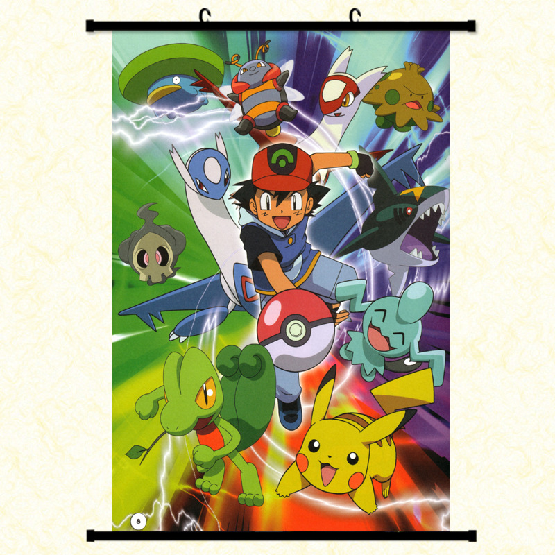 pokemon anime wallscroll 60*90cm