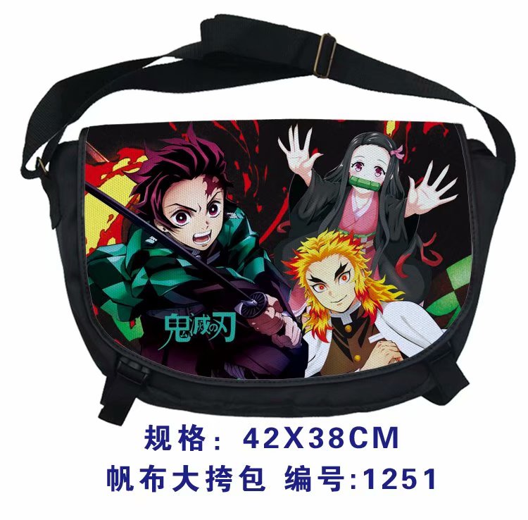 demon slayer Cartoon Japanese Anime Single Shoulder Bag