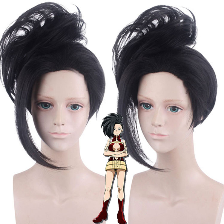Boku no Hero Academia/My Hero Academia YAOYOROZU MOMO Cosplay Anime Wig