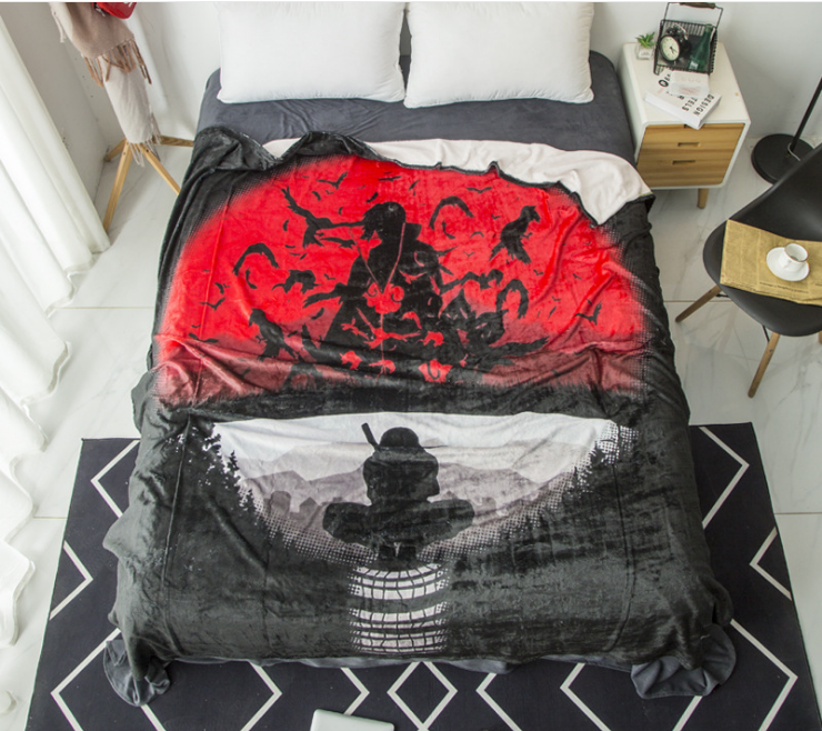 naruto anime Sleeping blanket 180*200cm
