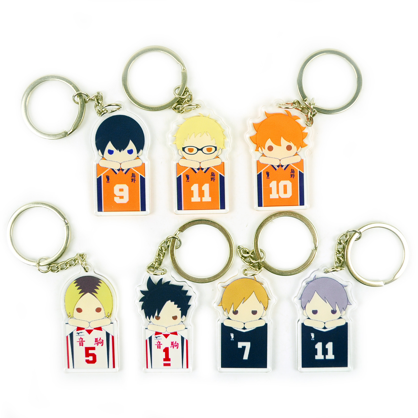 haikyuu anime keychain random selection