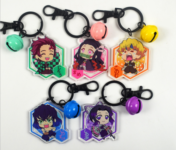 demon slayer anime keychain random selection