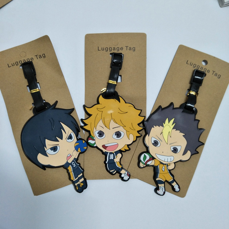 haikyuu anime rubber accessories