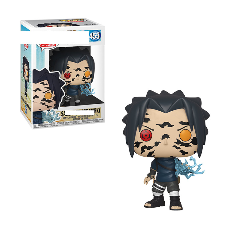 Funko POP Naruto Uchiha Sasuke Character 455# Anime PVC Figure Collection Toy