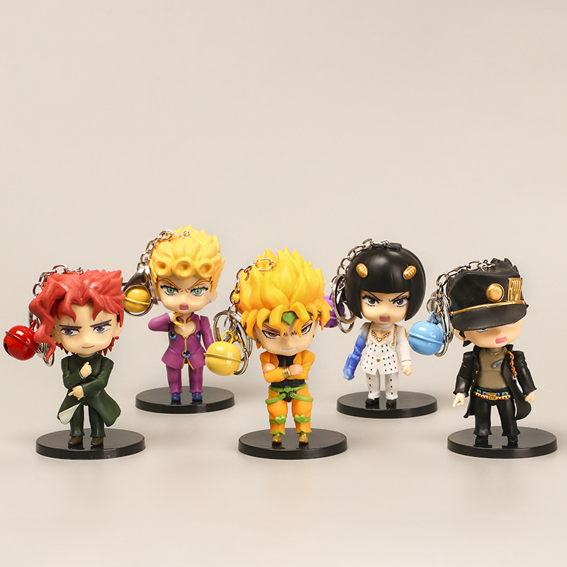 jojos bizarre adventure anime figure keychain price for a set