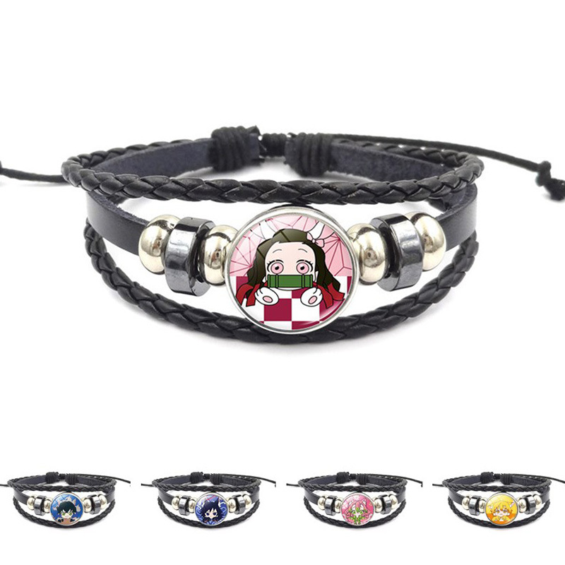 demon slayer anime bracelet