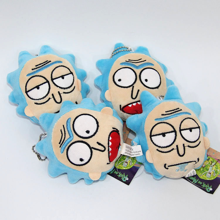 rick and morty anime plush doll 10cm