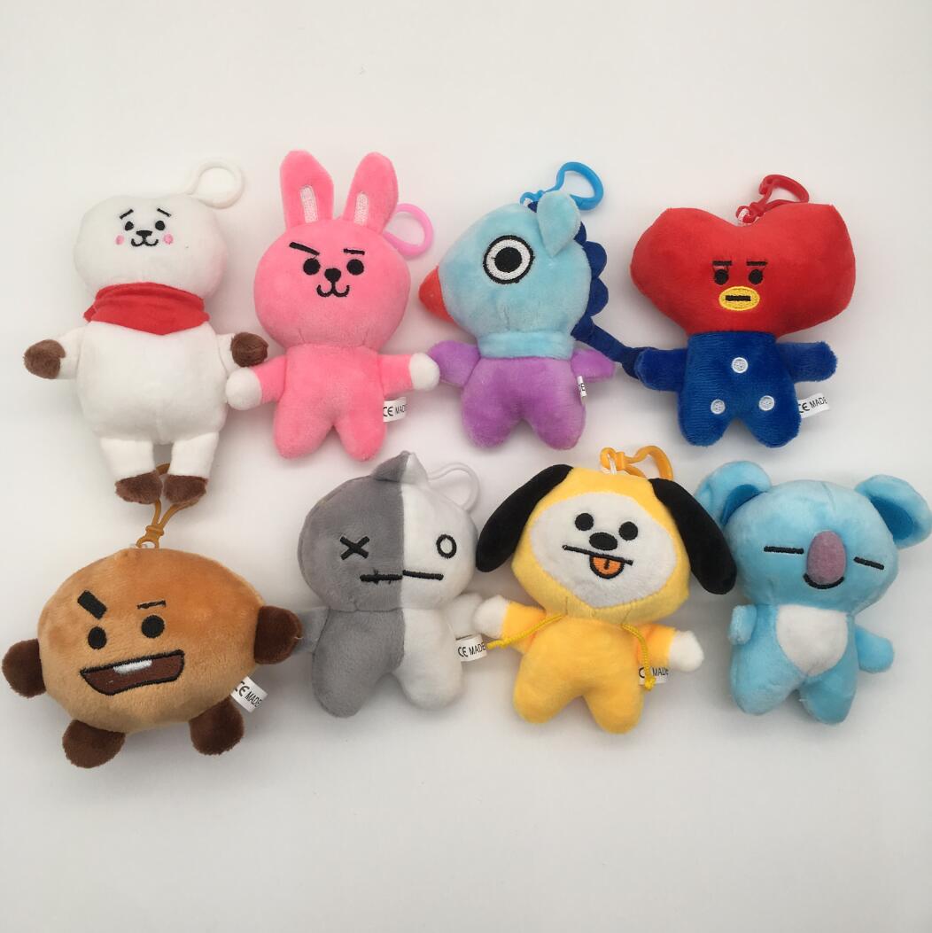 BT21 anime plush toys price for a set of 8 pcs