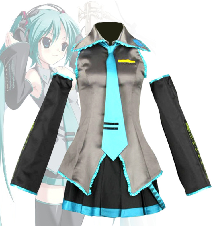 miku.hatsune anime cos costume