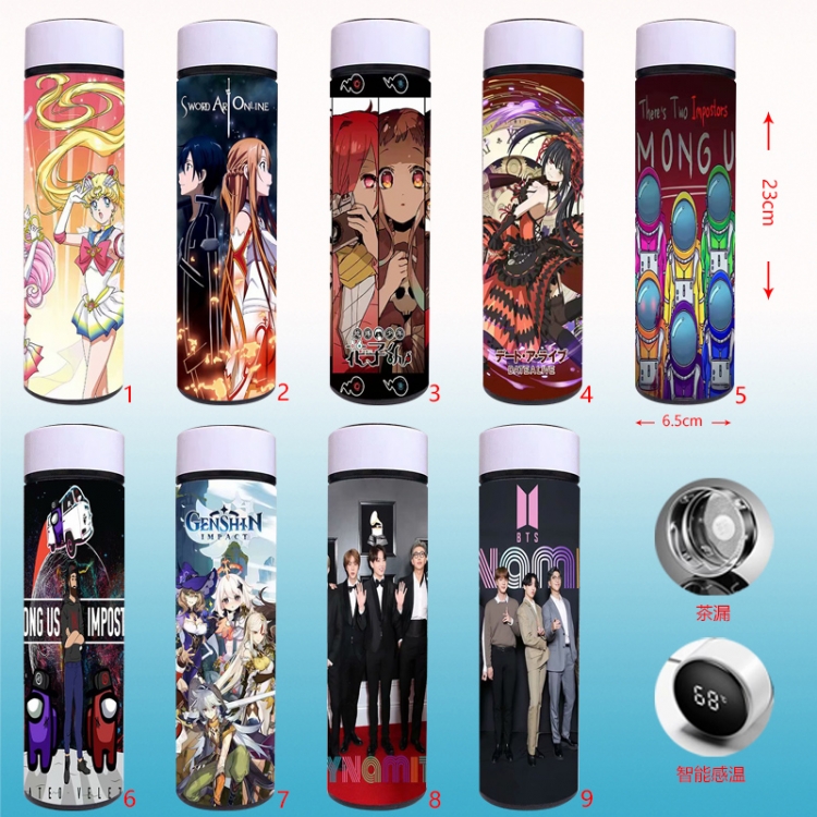 Sword Art Online anime LED bottle, price for 1 pcs