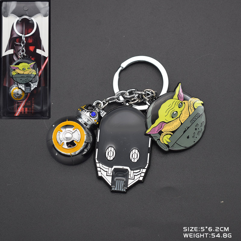 star wars anime keychain