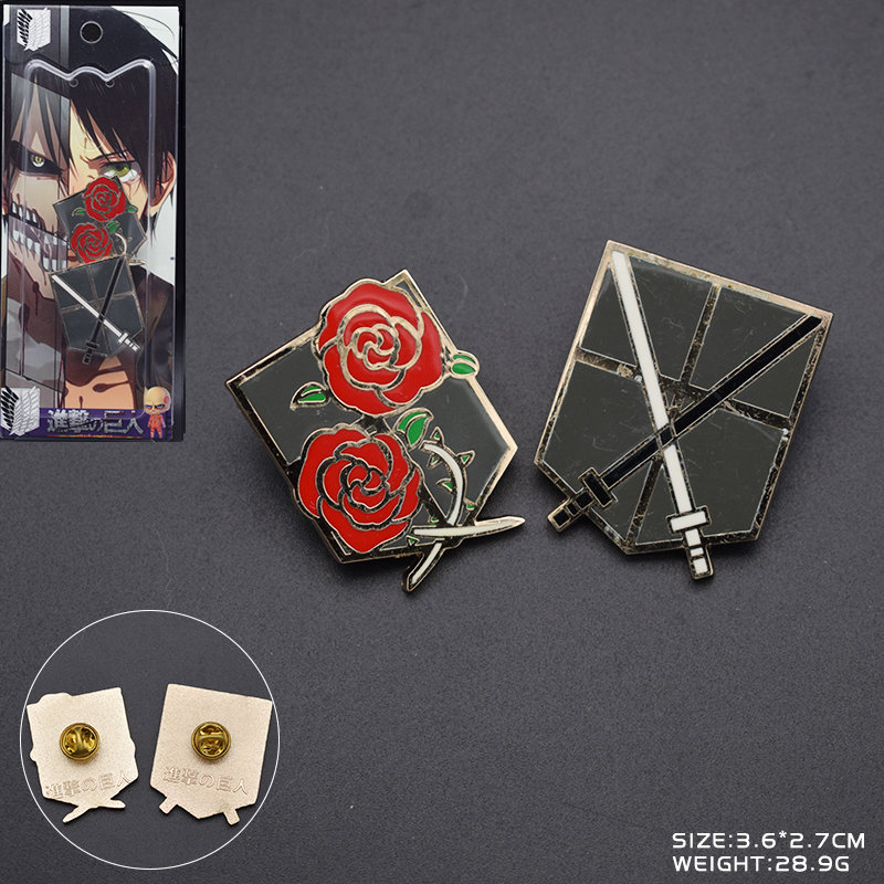 attack on titan anime pin