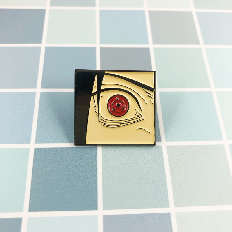 naruto anime brooch(size:2.6*2.3cm)